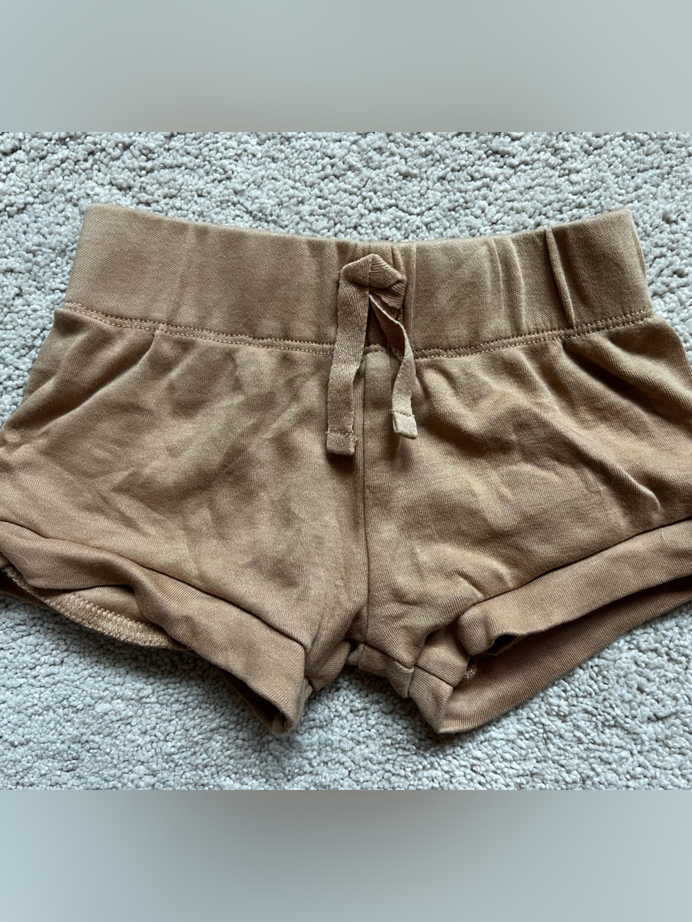 Cozy High-Waist Brown Lounge Shorts